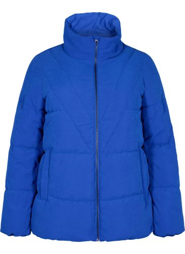 ZIZZI Kurze Winterjacke mit Reißverschluss und hohem Kragen