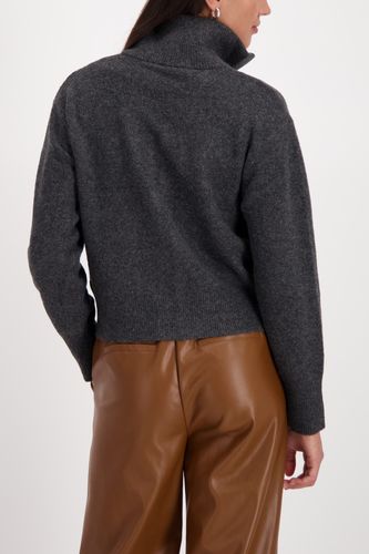 MONARI Strickjacke, anthra melange