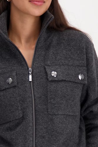 MONARI Strickjacke, anthra melange