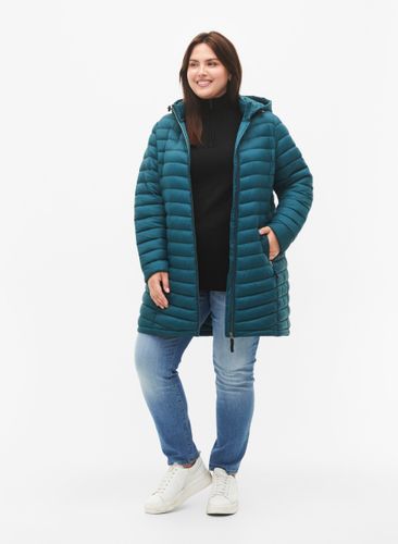 ZIZZI Leichte Jacke mit Taschen und abnehmbarer Kapuze