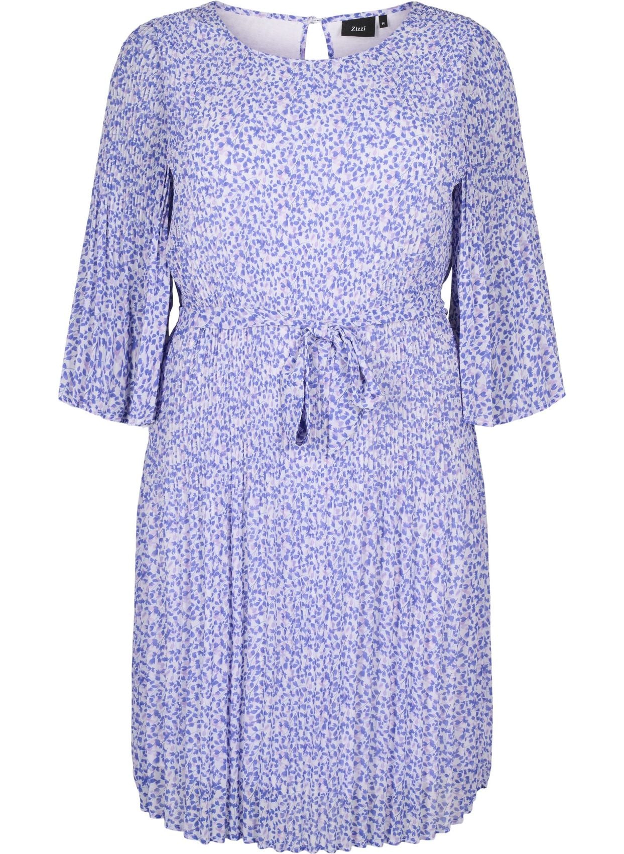 ZIZZI Plisseekleid mit Bindeband und Print