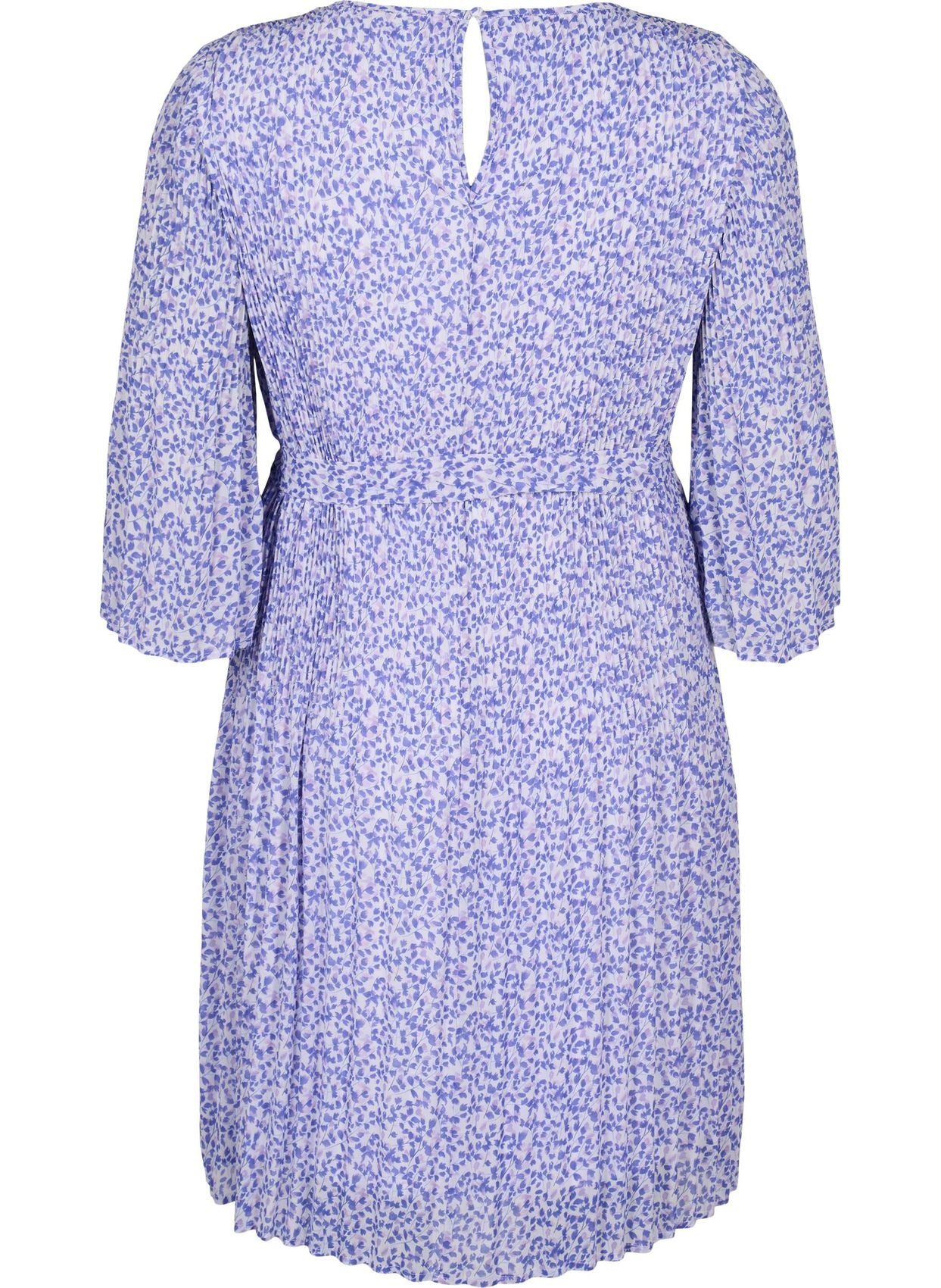 ZIZZI Plisseekleid mit Bindeband und Print