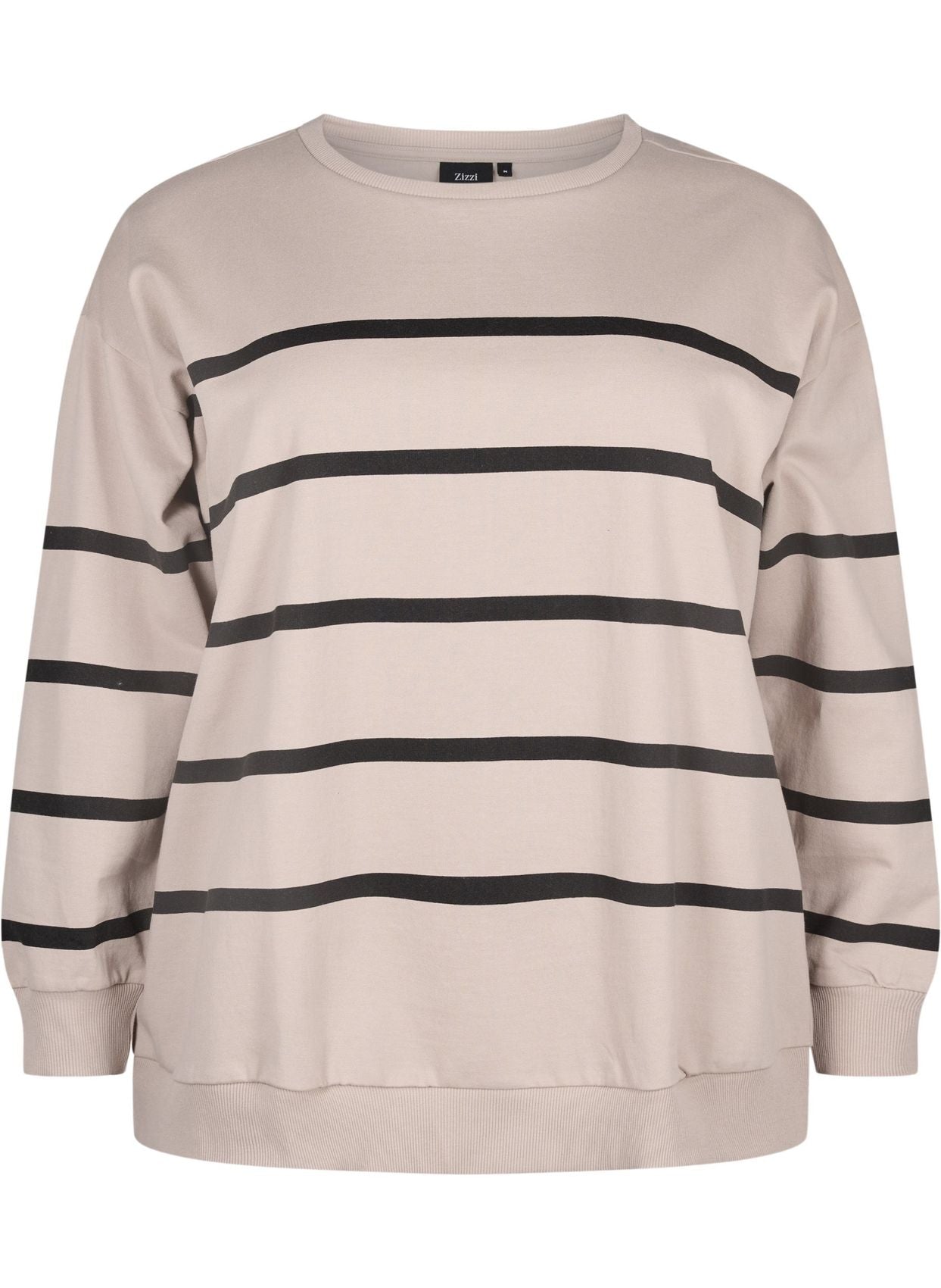 ZIZZI Sweatshirt mit Rundhalsausschnitt L