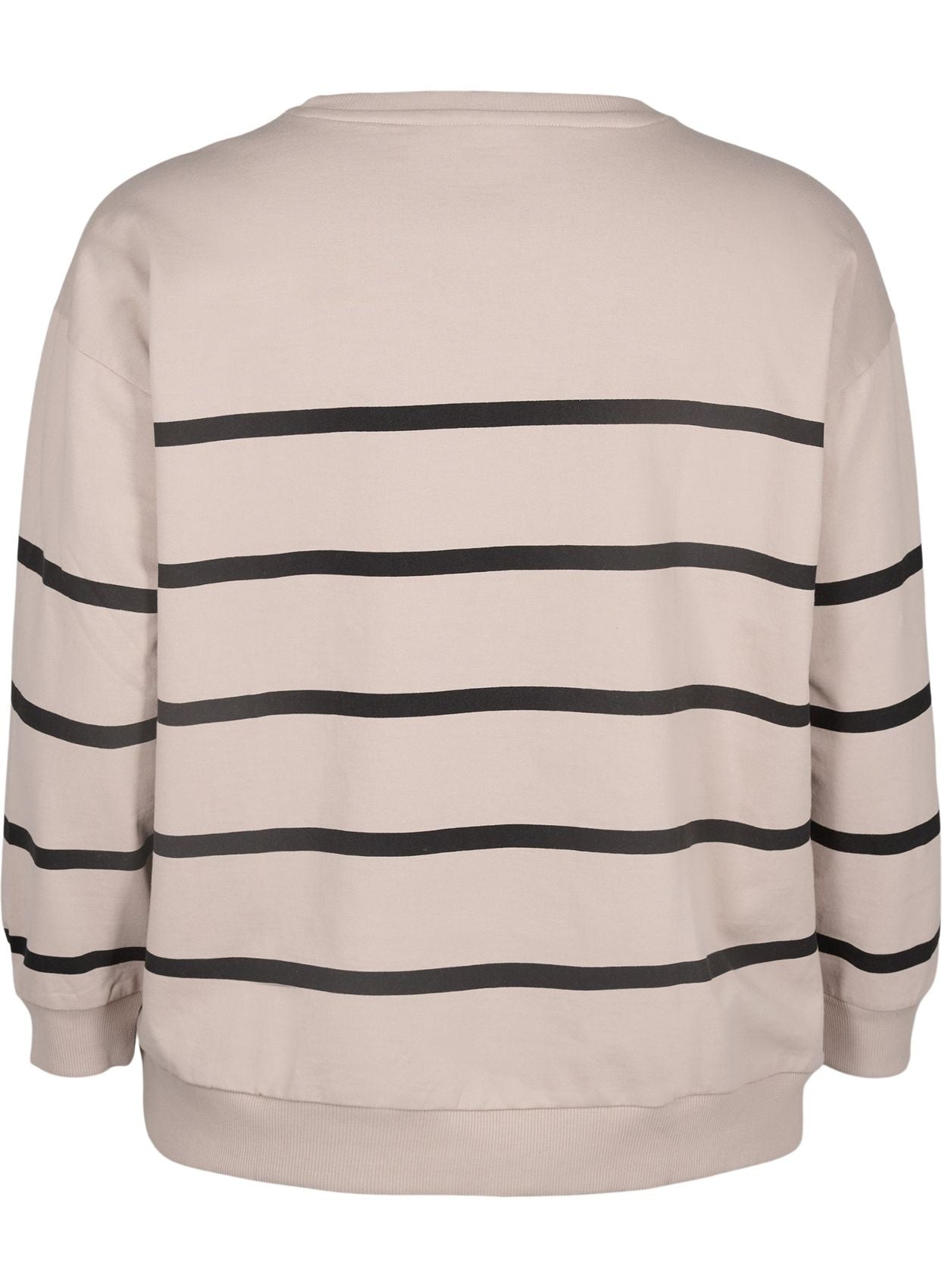 ZIZZI Sweatshirt mit Rundhalsausschnitt
