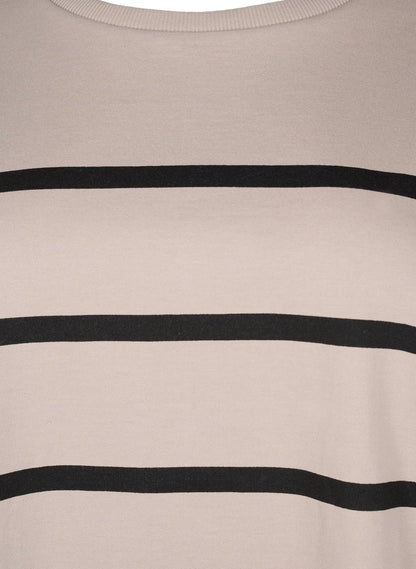 ZIZZI Sweatshirt mit Rundhalsausschnitt