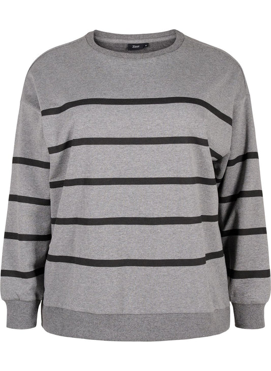 ZIZZI Sweatshirt mit Rundhalsausschnitt Default Title
