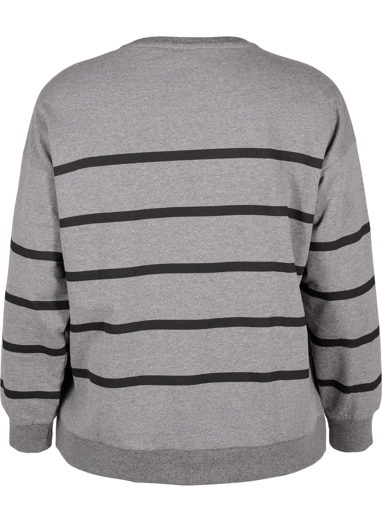 ZIZZI Sweatshirt mit Rundhalsausschnitt