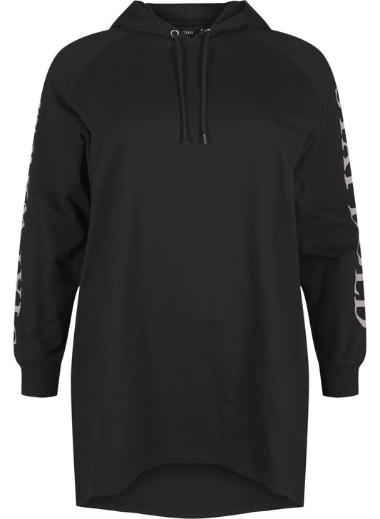 ZIZZI Oversize-Sweatshirt mit Print an den Ärmeln M