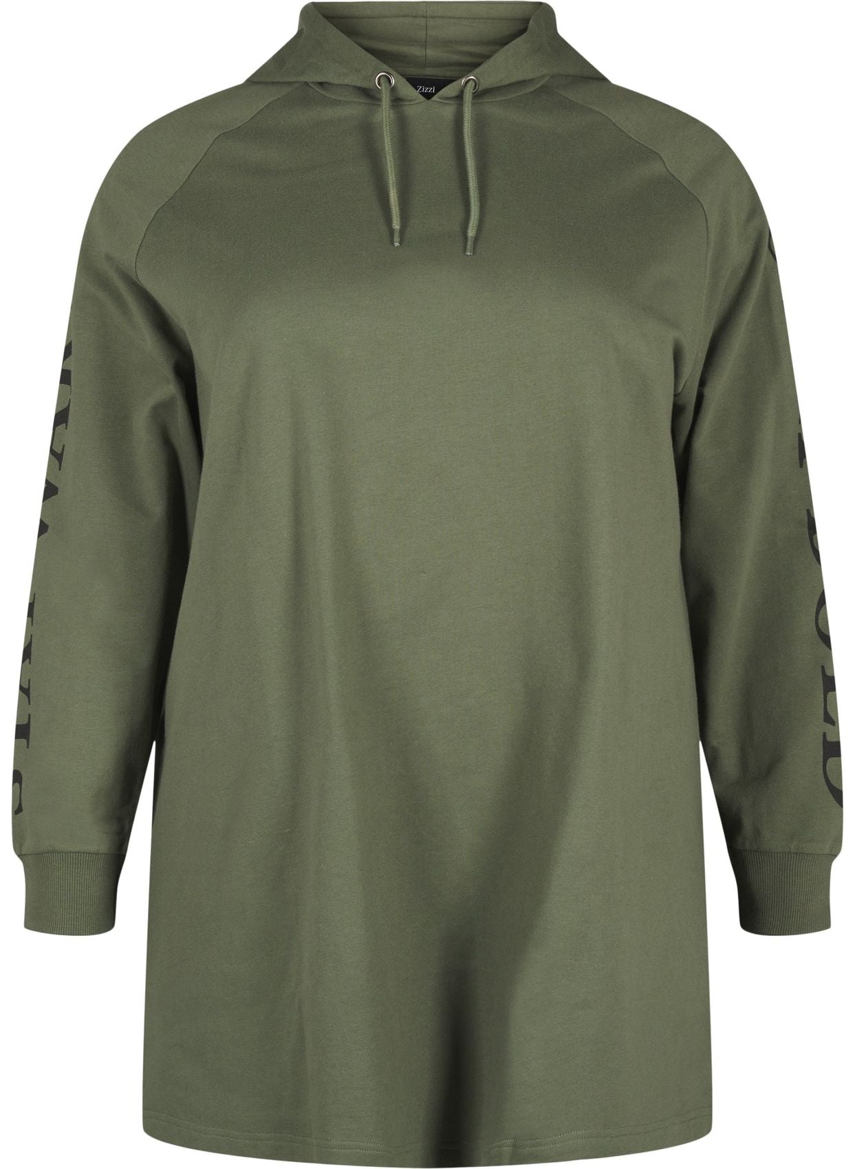 Oversize-Sweatshirt mit Print an den Ärmeln