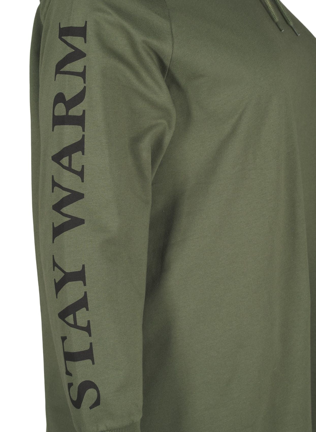 Oversize-Sweatshirt mit Print an den Ärmeln