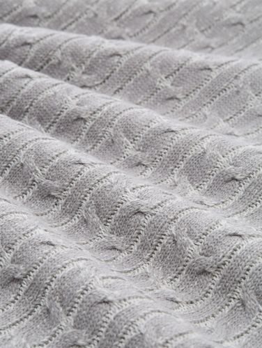 TOM TAILOR Troyer Strickpullover mit Zopfmuster