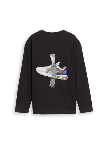 Oversize Langarmshirt mit Rückenprint