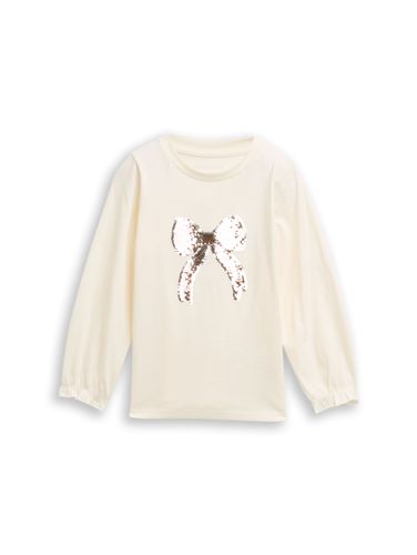 TOM TAILOR Langarmshirt mit Wendepailletten