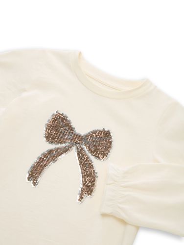 TOM TAILOR Langarmshirt mit Wendepailletten