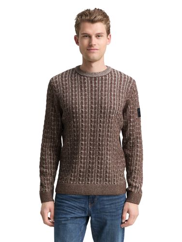 TOM TAILOR Strickpullover mit Zopfmuster
