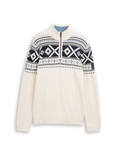 TOM TAILOR Fair-Isle Troyer Strickpullover M