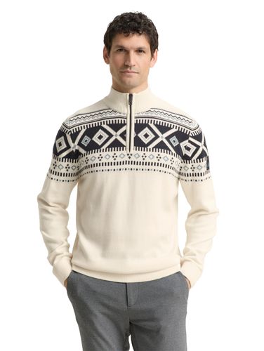 TOM TAILOR Fair-Isle Troyer Strickpullover