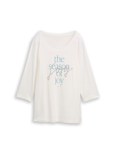 TOM TAILOR Plus Size - Langarmshirt mit Print 46