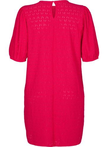 ZIZZI Kleid mit Strukturmuster und Ballonärmeln