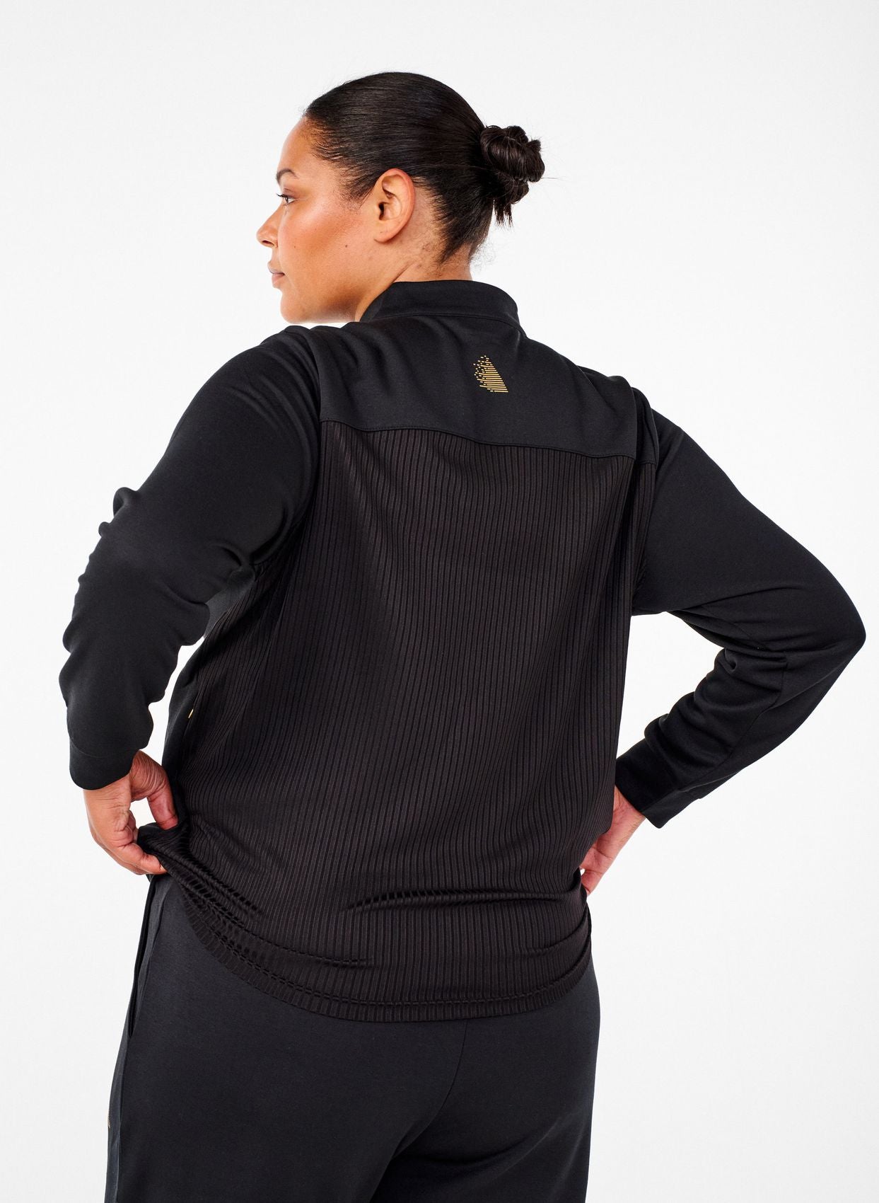 ZIZZI Sportlicher Cardigan mit Reißverschluss und Taschen