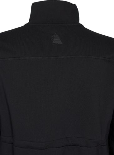 ZIZZI Kurzes Sweatshirtkleid mit Stehkragen und verstellbarer Taille