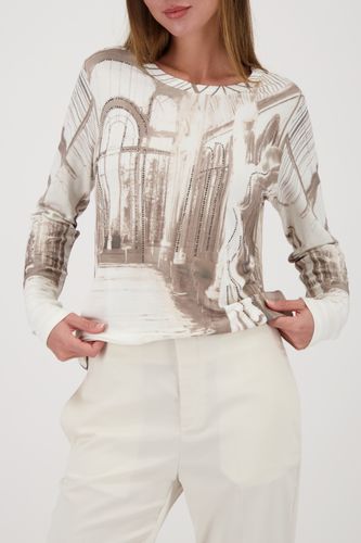 MONARI Pullover, almond gemustert