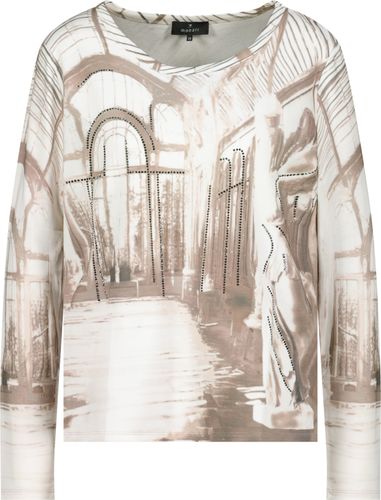 MONARI Pullover, almond gemustert