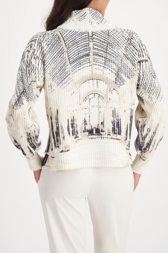 MONARI Pullover, almond gemustert