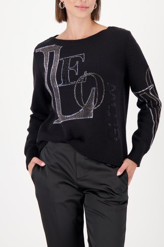 MONARI Pullover, schwarz