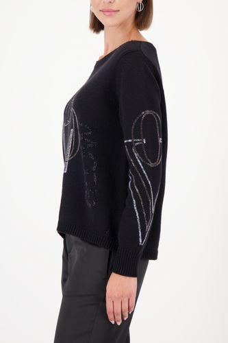 MONARI Pullover, schwarz