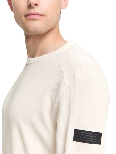TOM TAILOR Langarmshirt mit Waffelstruktur