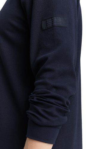 TOM TAILOR Langarmshirt mit Waffelstruktur