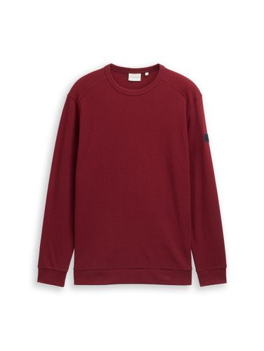 TOM TAILOR Langarmshirt mit Waffelstruktur M