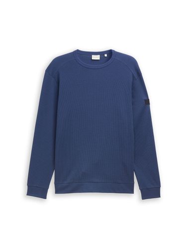 TOM TAILOR Langarmshirt mit Waffelstruktur XXXL