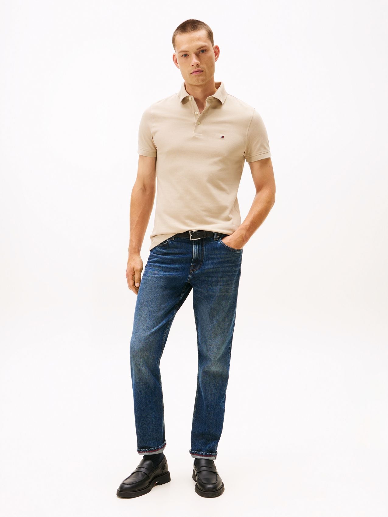 TOMMY HILFIGER 1985 Slim Fit Pique Polo Shirt