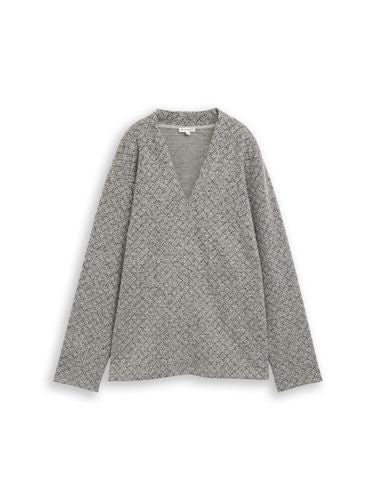 TOM TAILOR Plus Size - Sweatshirt mit V-Ausschnitt 54