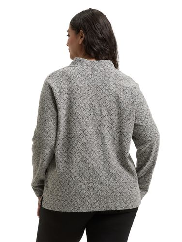 TOM TAILOR Plus Size - Sweatshirt mit V-Ausschnitt