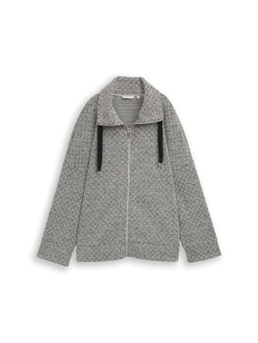 TOM TAILOR Plus Size - Loose Fit Sweatjacke mit Stehkragen 48