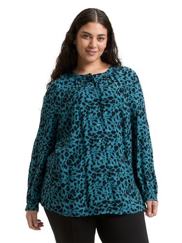 TOM TAILOR Plus Size - Bluse mit Leo-Print