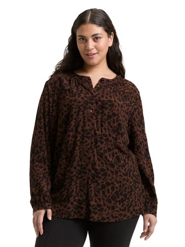 TOM TAILOR Plus Size - Bluse mit Leo-Print
