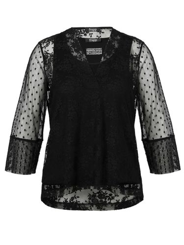 FRAPP T-Shirt V-Ausschnitt 3/4 Arm 52