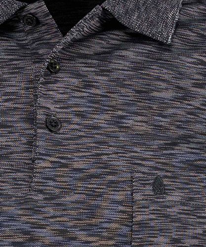 RAGMAN Softknit-Polo "space dye"