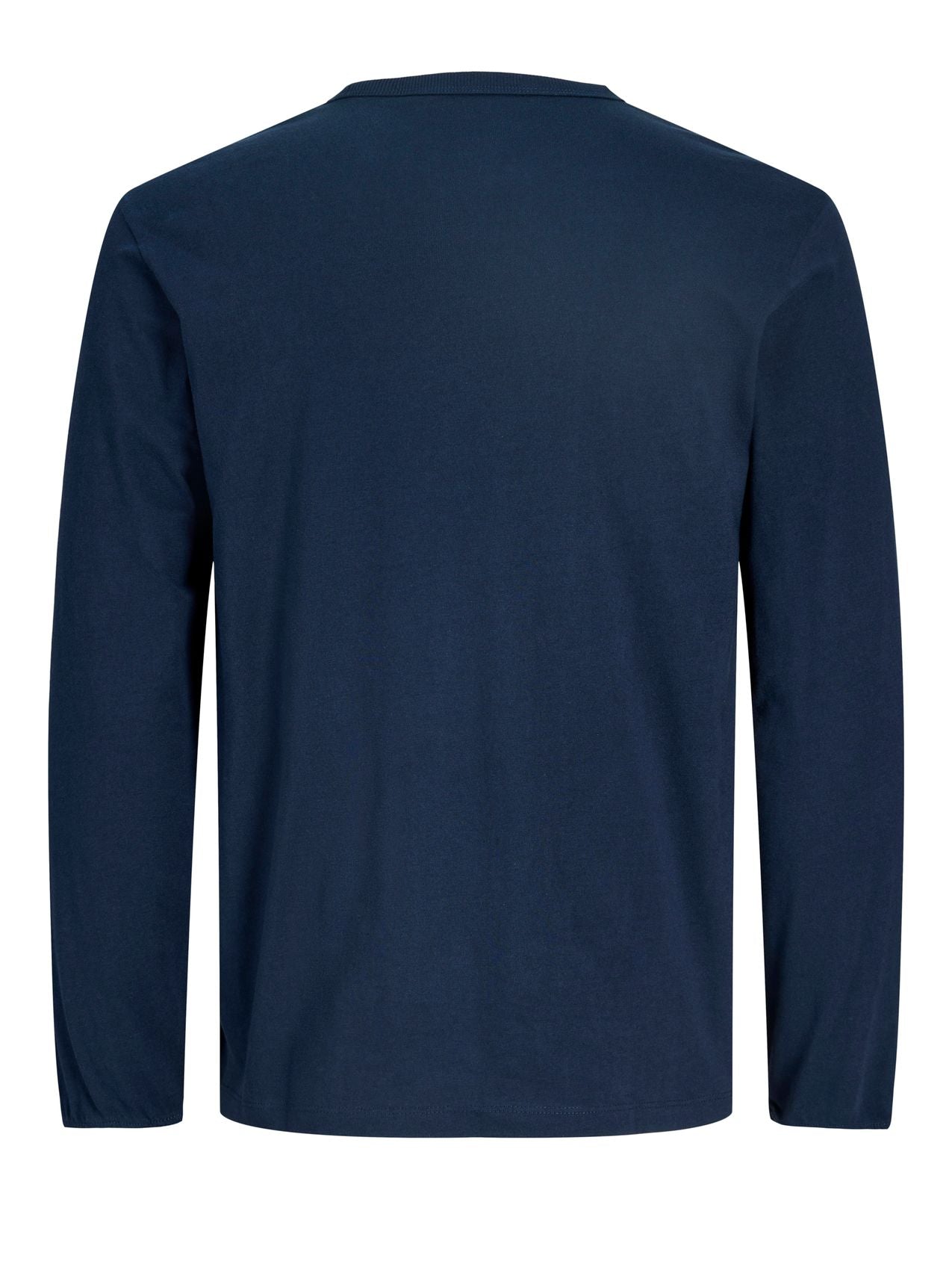 JACK & JONES JJCOLLEGE LOGO TEE LS CREW NECK PLS