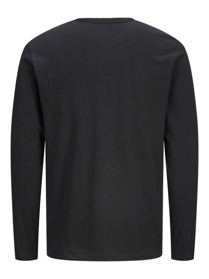 JACK & JONES JJCOLLEGE LOGO TEE LS CREW NECK PLS