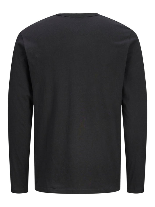 JACK & JONES JJCOLLEGE LOGO TEE LS CREW NECK PLS