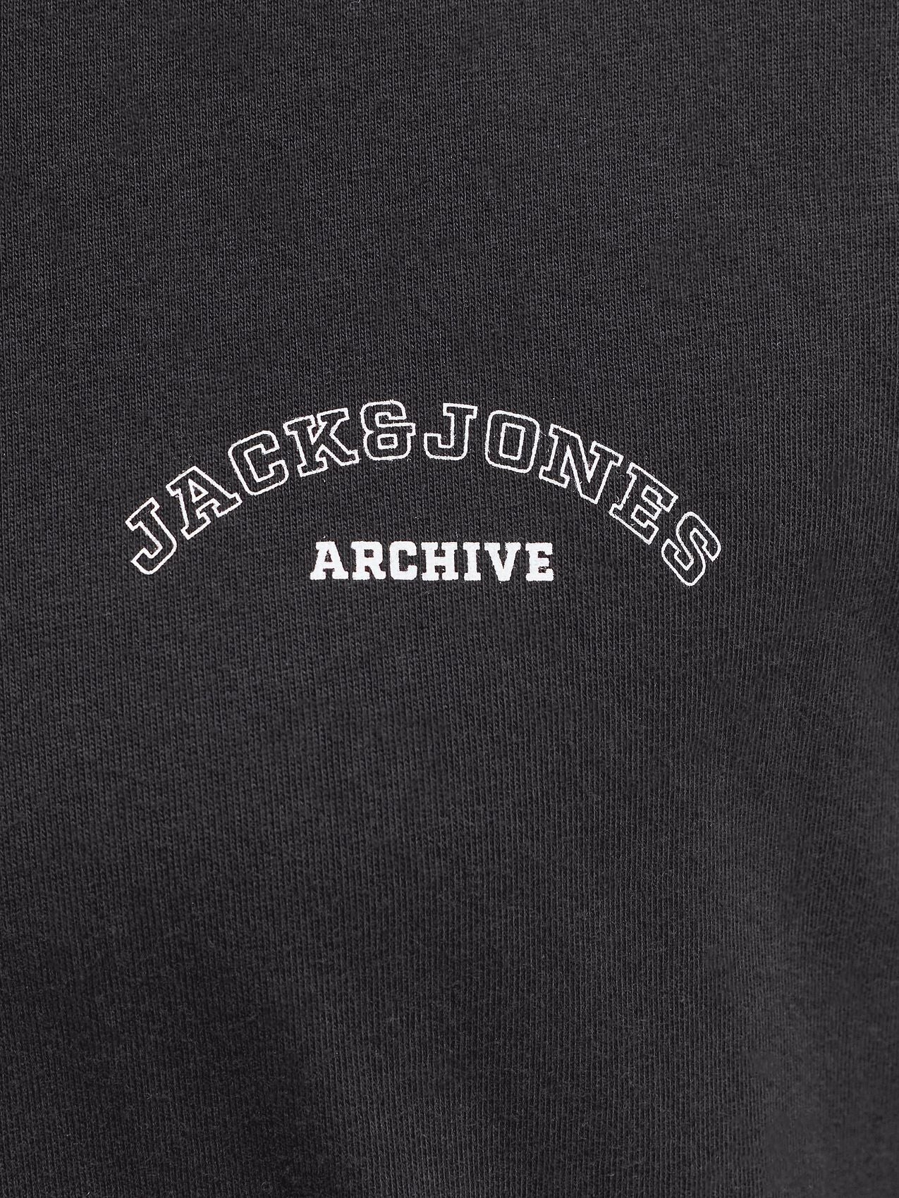 JACK & JONES JJCOLLEGE LOGO TEE LS CREW NECK PLS