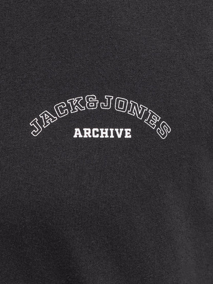 JACK & JONES JJCOLLEGE LOGO TEE LS CREW NECK PLS