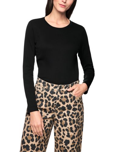 MARC CAIN Klassisches Langarmshirt unifarben