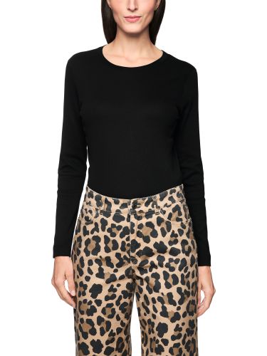 MARC CAIN Klassisches Langarmshirt unifarben