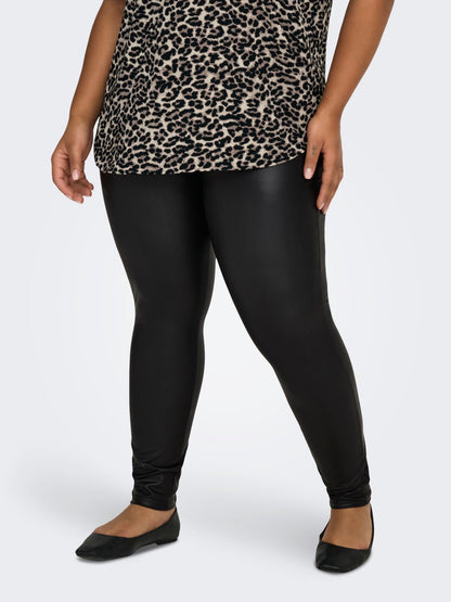 ONLY CARMAKOMA CARROOL COATED LEGGING NOOS
